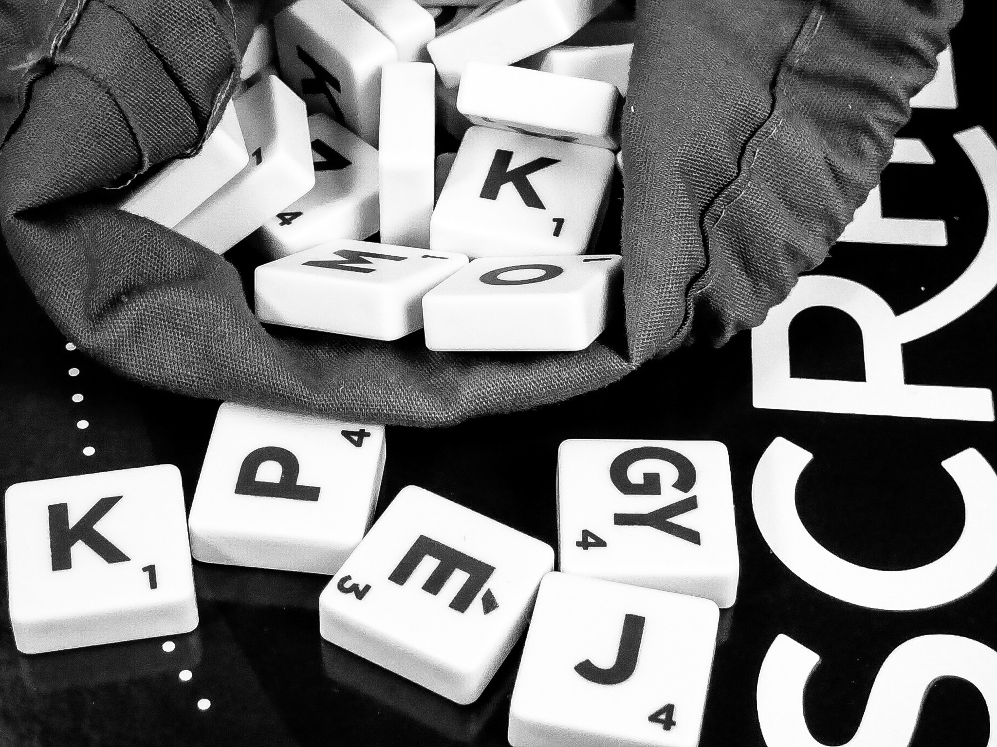 Scrabble betűk