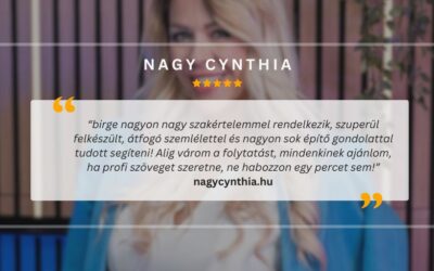 Esettanulmány– így segített a konzultáció Cynthiának egy szuper webináriumban