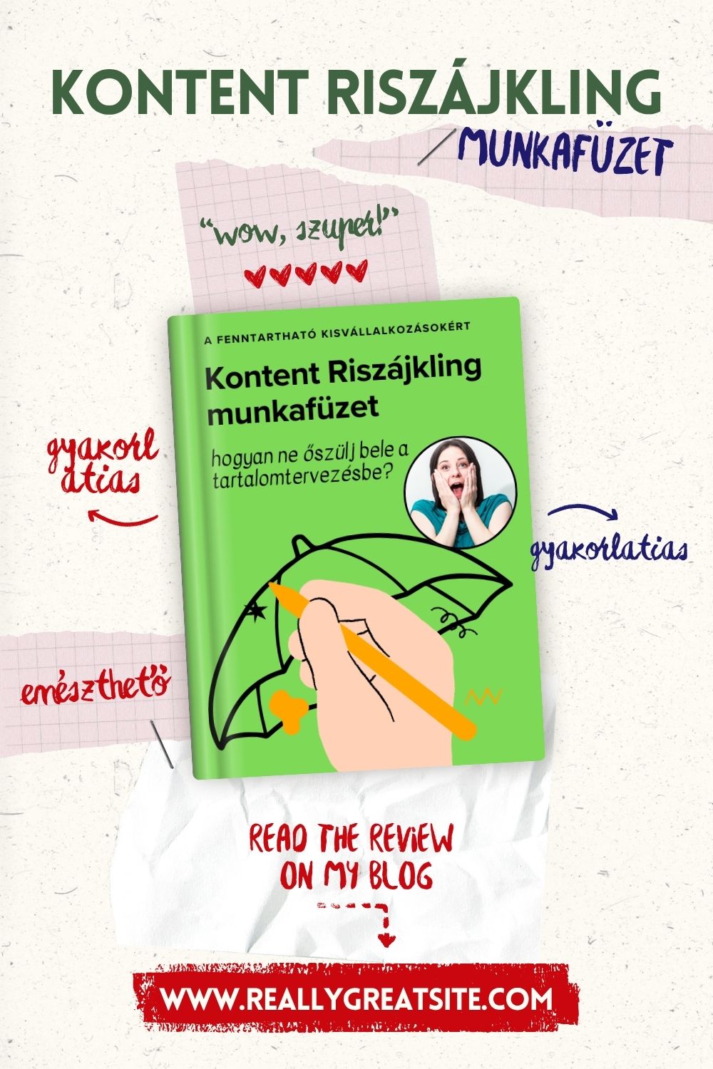 Kontent Riszájkling munkafüzet